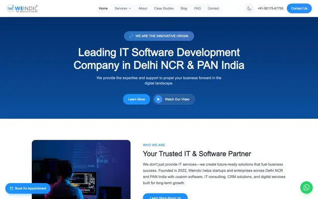 Weindic Private Limited website