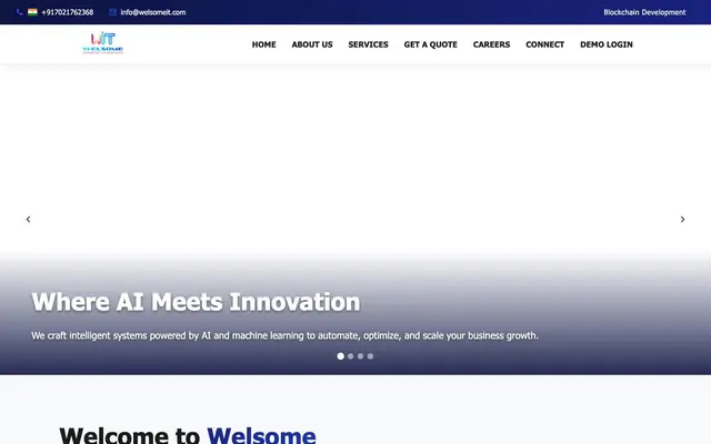 Welsome Innovative Technologies website