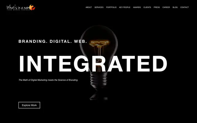 What's In a Name website
