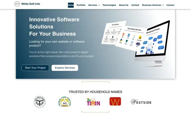 White Soft Info website