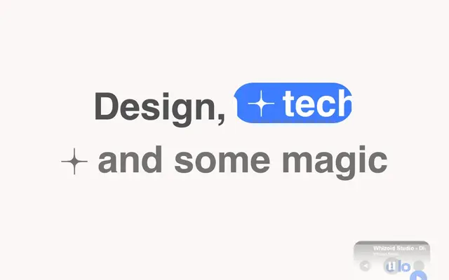 Whizoid Studio LLP website