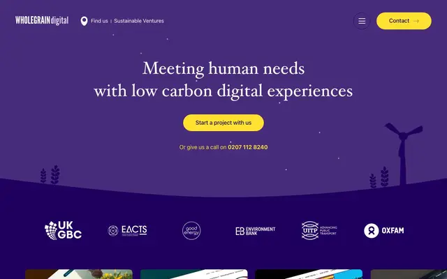 Wholegrain Digital website