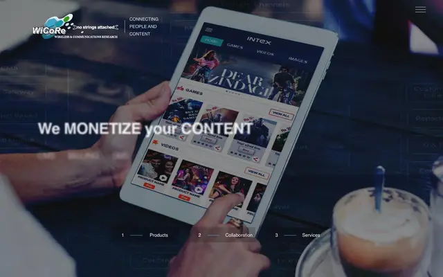 Nano Wicore Labs website