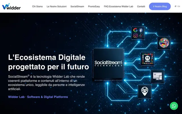 Widder Italia website