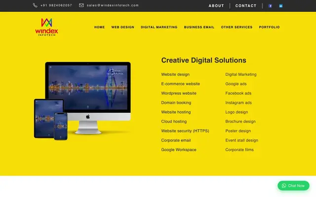 Windex Infotech website