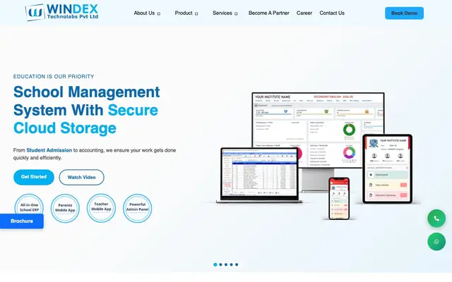 Windex Software Solution website