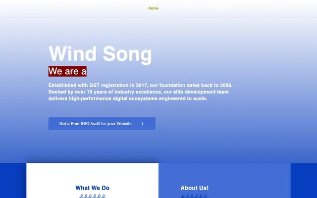 Wind Song Websites Company website