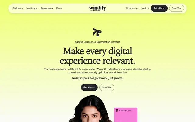Wingify website