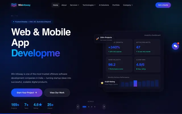 Win Infoway website