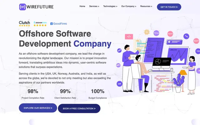 WireFuture website