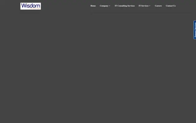 Wisdom InfoTech website