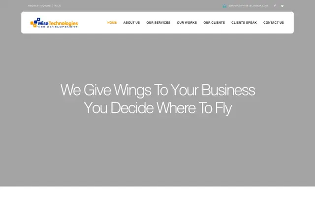 Wise Technologies website