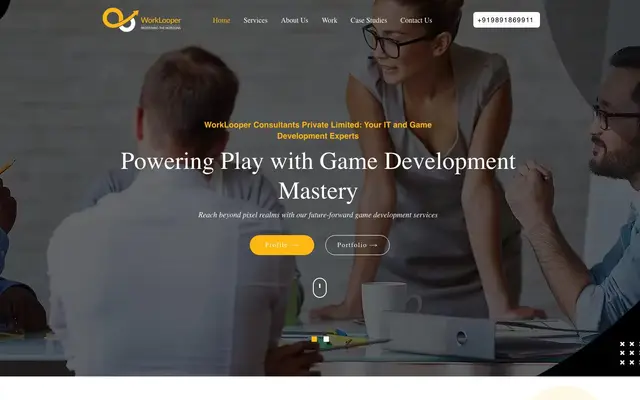 WorkLooper Consultants website