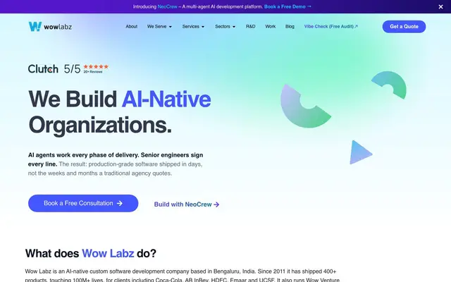 Wow Labz website