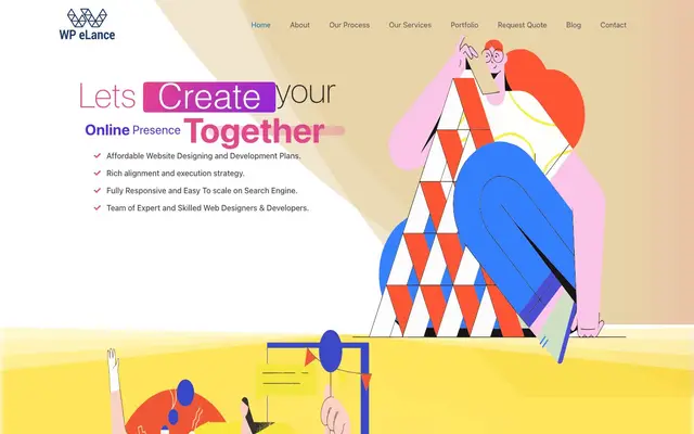 Wordpress Freelance website