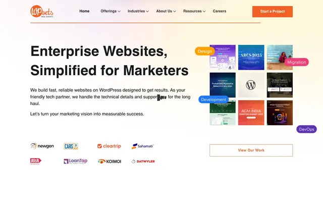 WPoets Technology LLP website