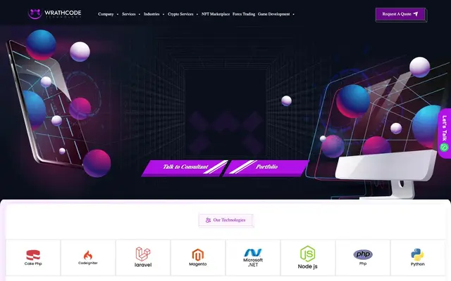 Wrathcode Technology website