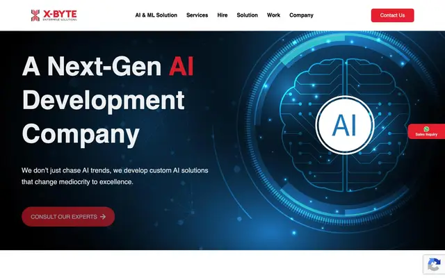 X-Byte Enterprise Solutions website