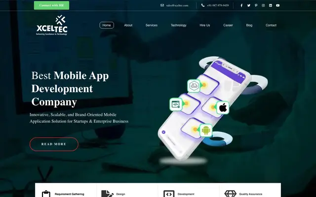 XcelTec Interactive Private Limited - A CMMI Level 5 Company website