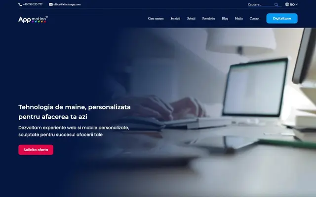 AppMotion (XFactorApp) - Software Development Company website