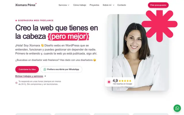 Xiomara Pérez website