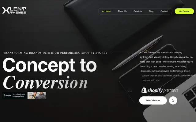 XLENTTHEMES website