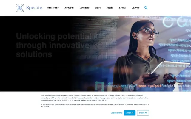 Xperate website