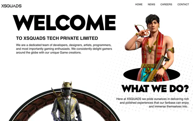 XSQUADS Tech Private Limited website