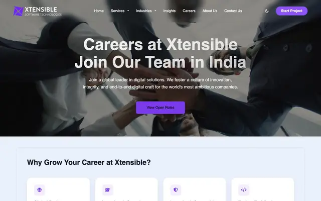 Xtensible Software Technologies Private Limited website