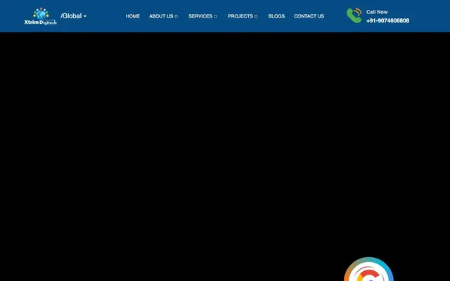 Xtrim Digitech Pvt Ltd website