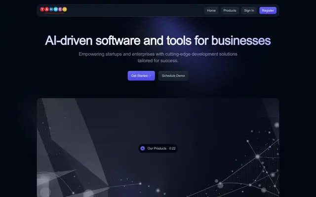 YAHWEH Software Solutions website
