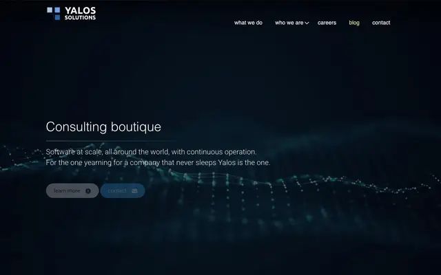 Yalos Solutions website