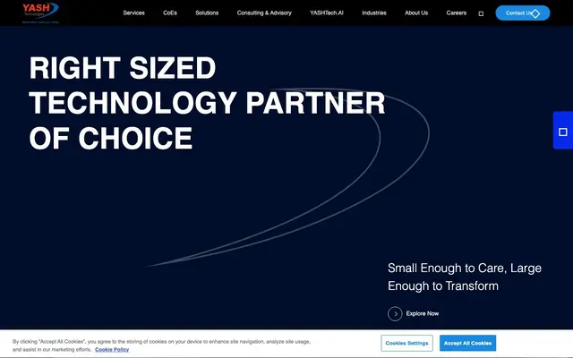 YASH Technologies website