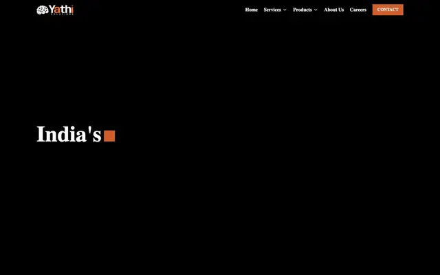 Yathi Solutions website