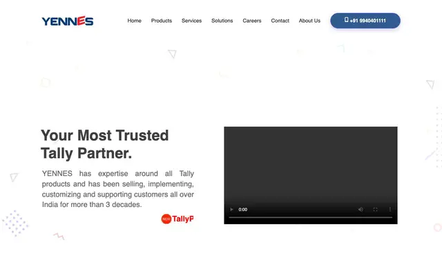 YENNES Infotec (P) Limited website