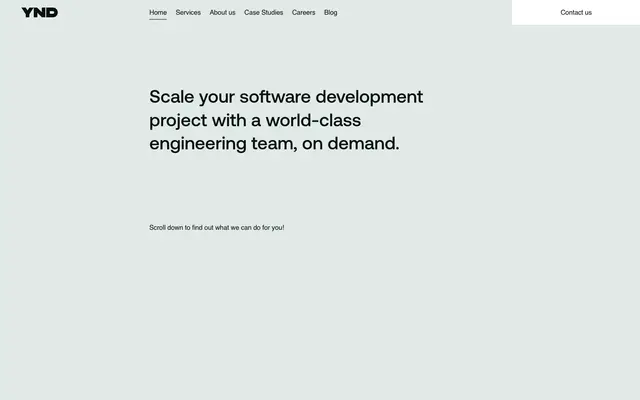 YND Consult GmbH website