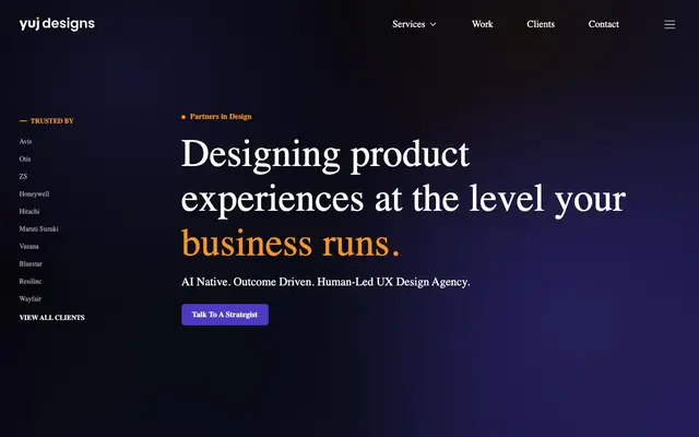 yuj - UX Design Company Pune website