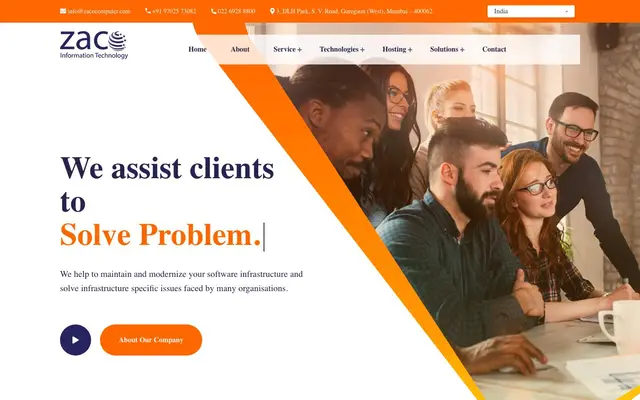 Zaco Information Technology Private Limited website