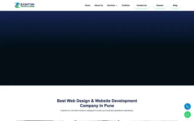 Zainton Technologies website
