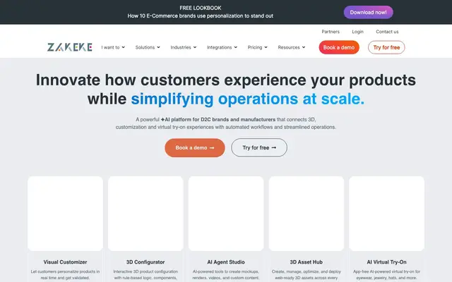 Zakeke website