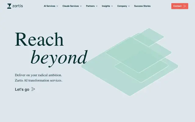 Zartis Spain website