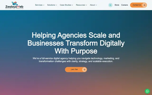 ZealousWeb Technologies Pvt. Ltd. website