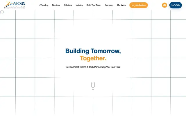 Zealous System website