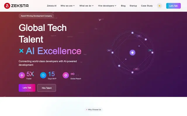 Zeksta Technology Pvt Ltd. website