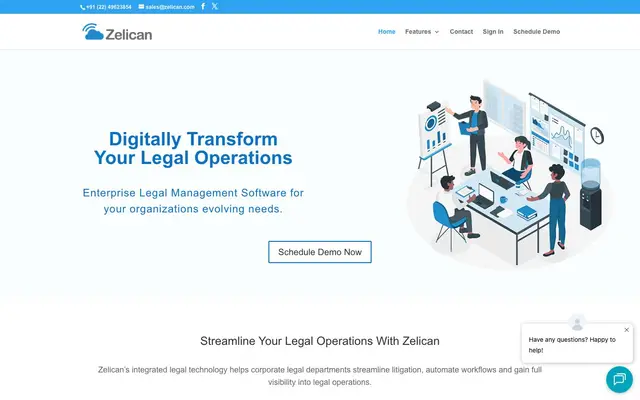 Zelican Infotech Pvt Ltd website