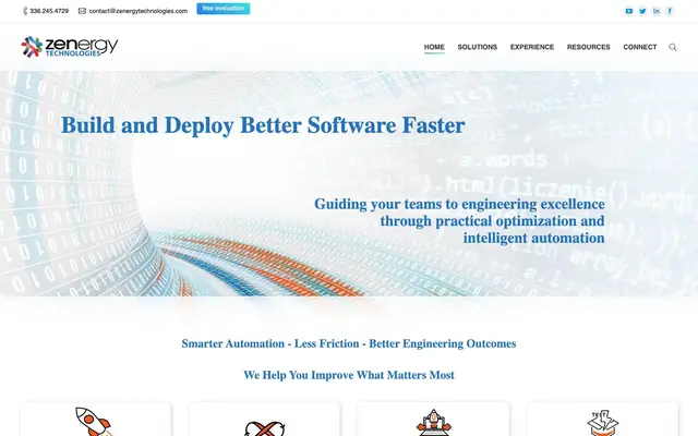 Zenergy Technologies website