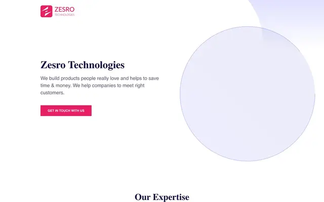 Zesro Technologies Private Limited website