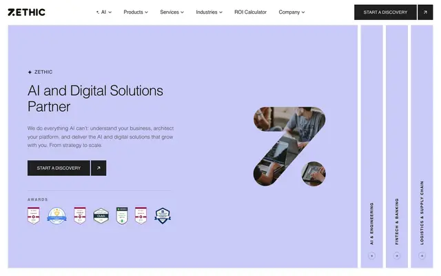 Zethic Technologies website