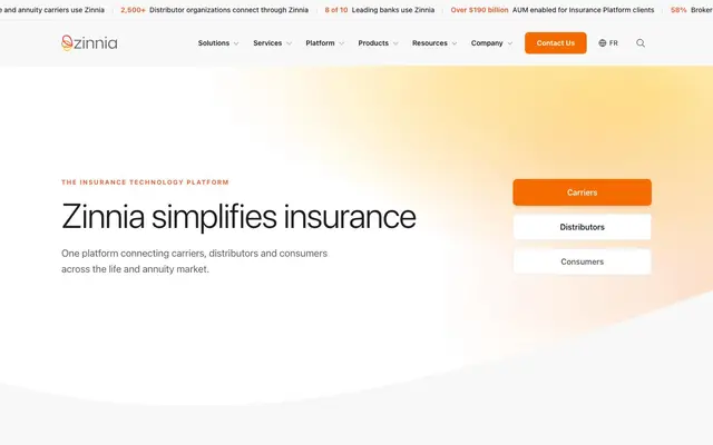 Zinnia Digital Private limited website