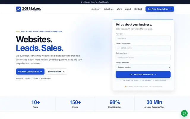 ZOI Makers website